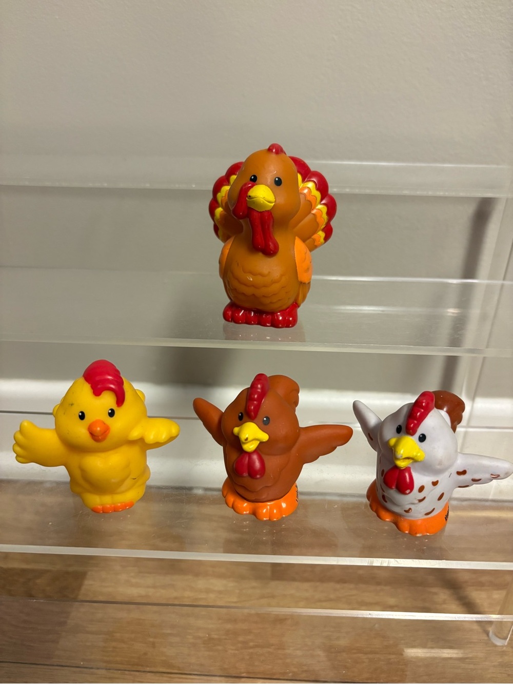 Fisher-Price little people chicken and turkey